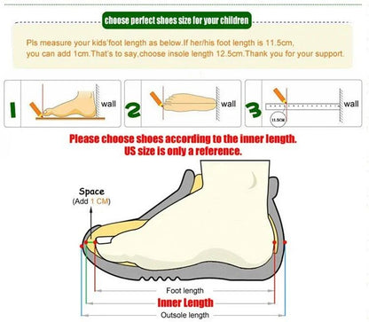 Toddler Baby Kids Fashion Design Walking Shoes Sneakers White Non-slip Casual Shoes Boys Girls Breathable Outdoor Sport Shoes