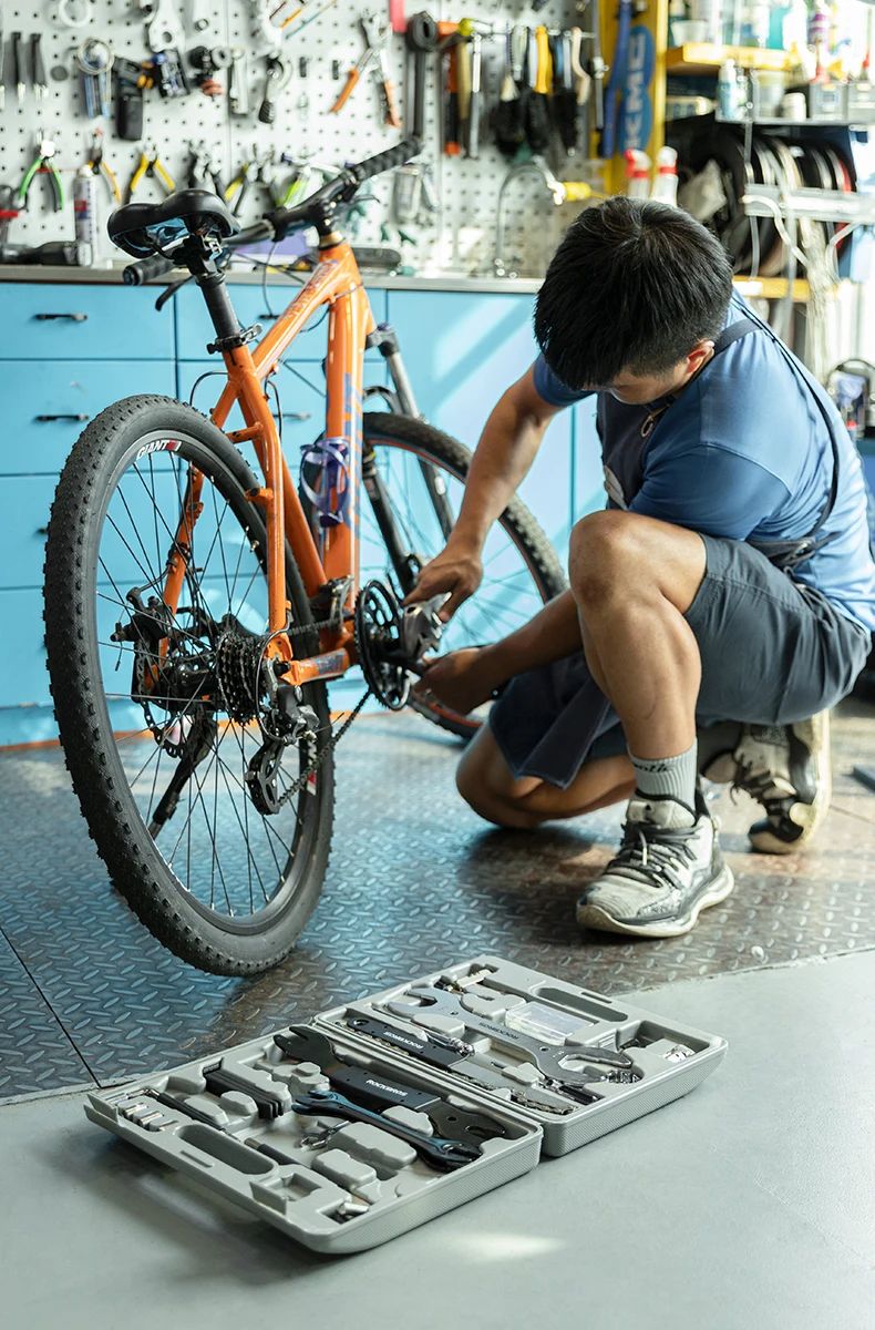 ROCKBROS Kits de Ferramentas para Reparo de Bicicleta 44 em 1 Profissional Multifuncional para Bike Conjunto de Chaves Ferramentas de Ciclismo