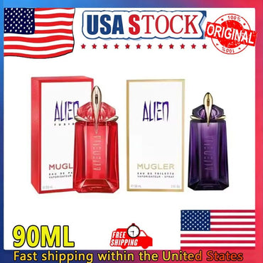 90ML Mugler Alien - Eau De Parfum - Women's Perfume - Floral & Woody - With Jasmine, Wood, and Amber - Long Lasting Fragrance