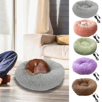Cama Elétrica Aquecida para Cães, Almofadas de Aquecimento Macias e Confortáveis para Animais de Estimação, Carregamento USB, Tapete para Gatos, Inverno, Quente, Interior, Cama para Animais de Estimação, Almofadas de Aquecimento para Animais de Estimação