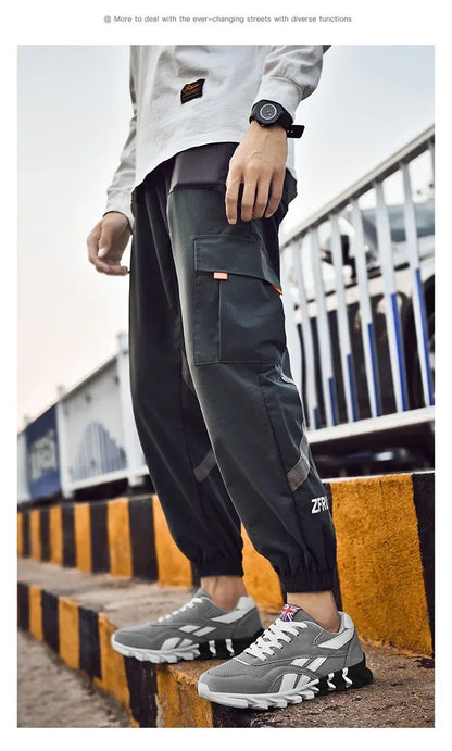 Marca Tendência Tamanho 46 47 48 Tênis Masculino Antiderrapante Amortecedor Solado Grosso para Fitness Tênis de Corrida Respirável para Uso Externo para Homens