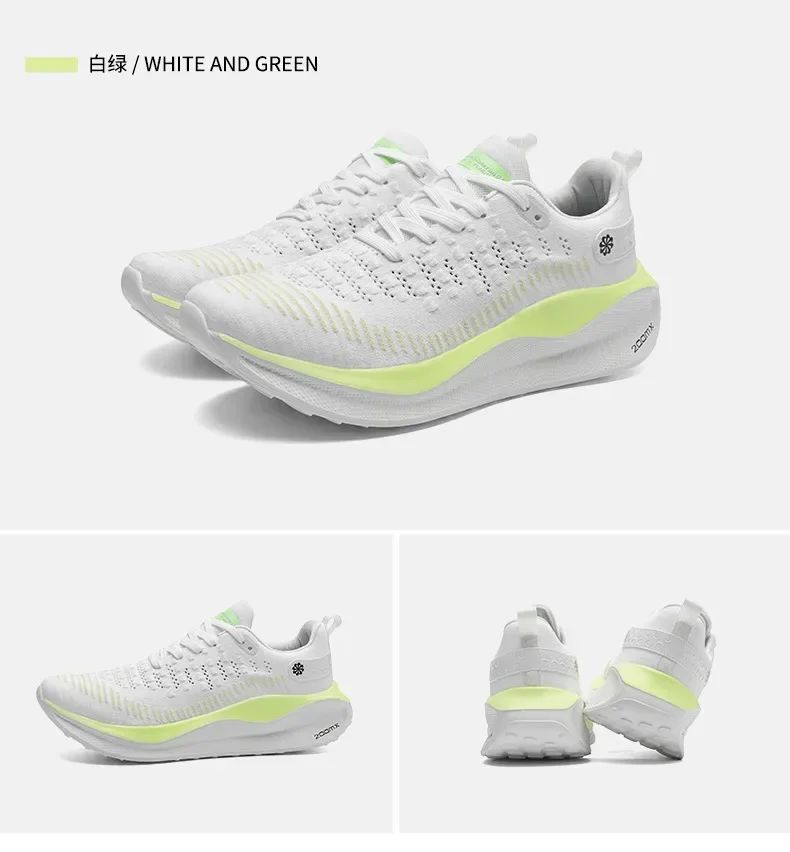 Tênis Feminino Mesh Conforto Tênis Esportivo Masculino 2024 Corrida Placa de Carbono Amortecimento Treino Esportivo Calçado de Corrida Unissex