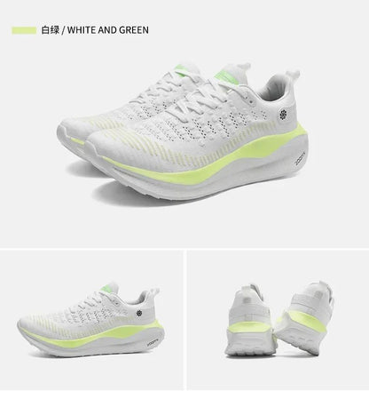 Tênis Feminino Mesh Conforto Tênis Esportivo Masculino 2024 Corrida Placa de Carbono Amortecimento Treino Esportivo Calçado de Corrida Unissex