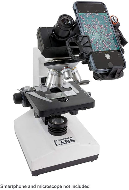 Adaptador universal para smartphone Celestron NexYZ de 3 eixos adequado para telescópios astronômicos, binóculos, microscópios e miras.