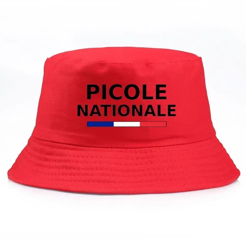 Summer Picole Nationale Bob Man Reversible Bucket Hat Women Cotton Fisherman Cap Unisex Outdoor Sport Sun Activities Panama