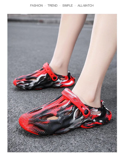 Novelty Hot Sale Garden Shoes for Women Mens Sandals EVA Lightweight Beach Clogs Summer Beach Zapatos Hombre for Men and Women