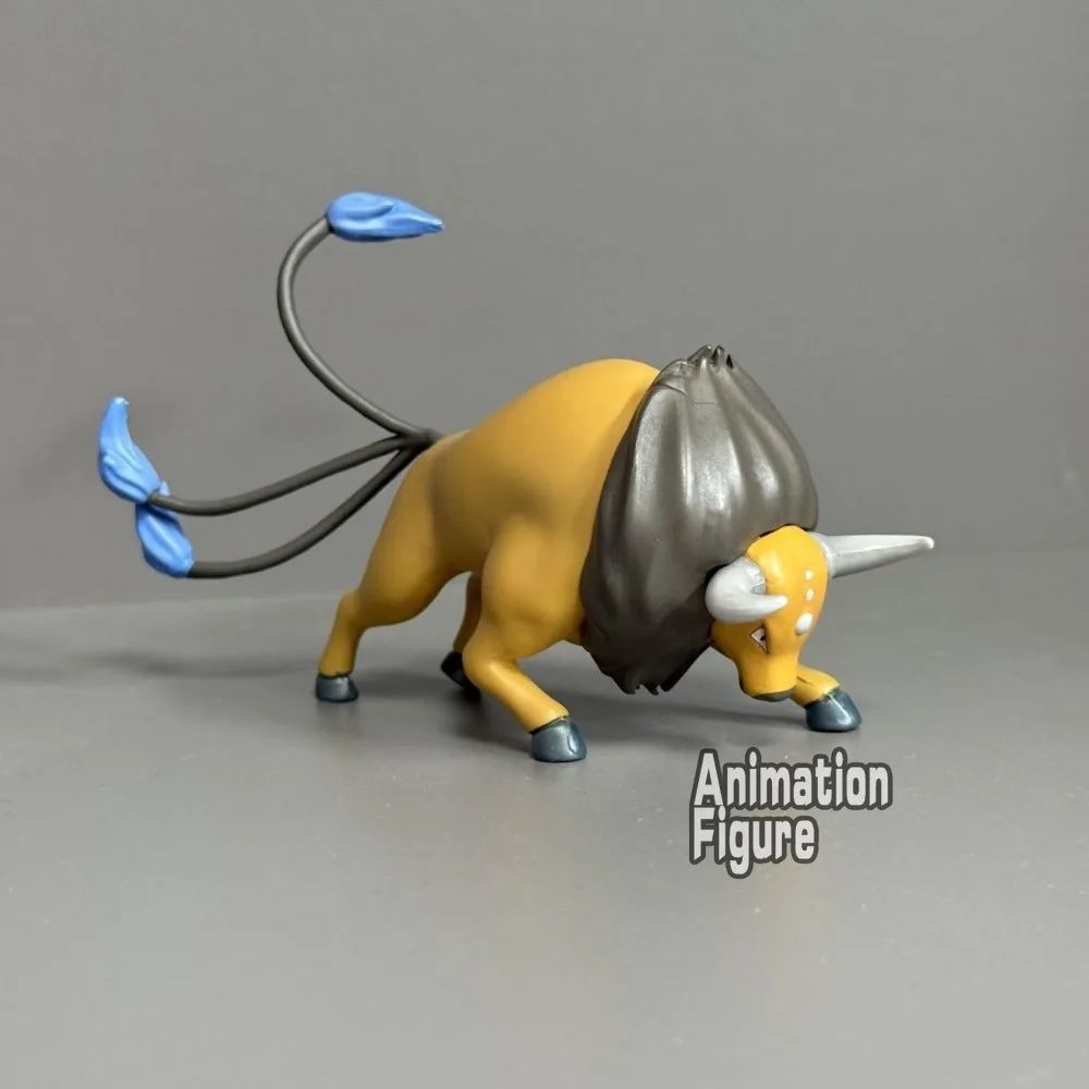 6-7cm Anime Pokemen Figure Tauros Action Figures Pvc Statue Desktop Ornamen Collection Model Toys Gifts