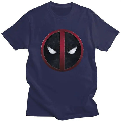 Mens Deadpool T Shirts Short Sleeve Cotton Tshirts Stylish Leisure Marvel Tee Plus Size Apparel Marvel Top Graphic T-shirt Print