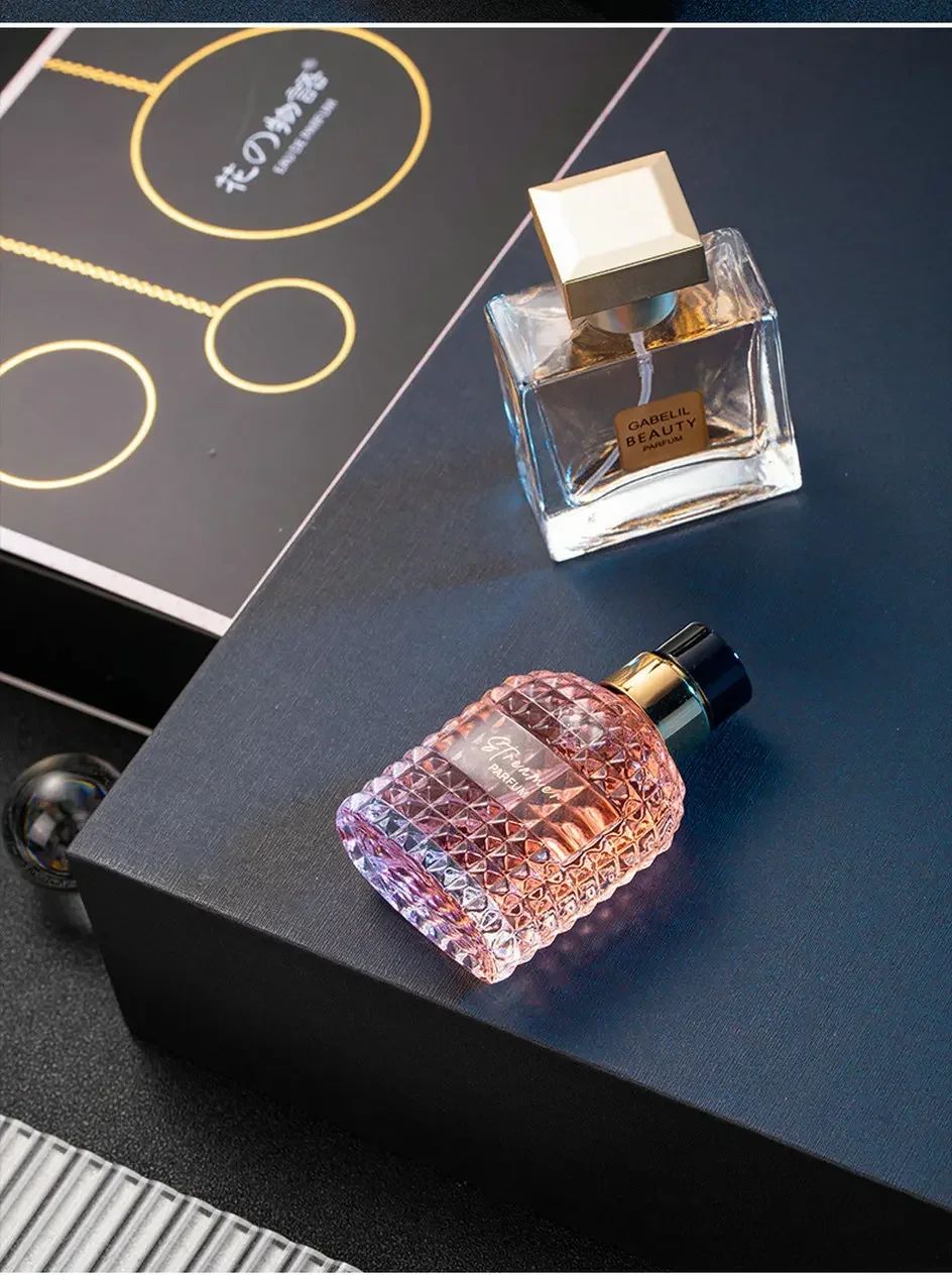 Perfume Feminino Original 105ml Caixa de Presente Conjunto de Quatro Peças Fragrância Fresca Duradoura Eau