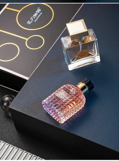 Perfume Feminino Original 105ml Caixa de Presente Conjunto de Quatro Peças Fragrância Fresca Duradoura Eau