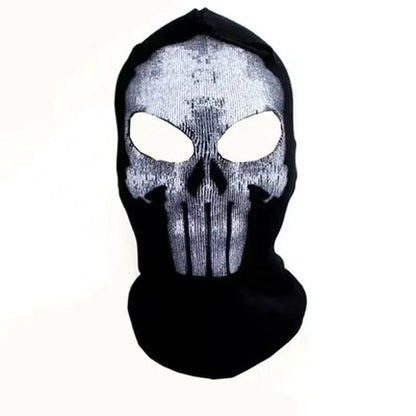 Halloween new mask Black Mask Balaclava Beanies Hats Men Ghost Skull Full Face Warmly Mask Hood Beanie Ggorros Hombre Casquette