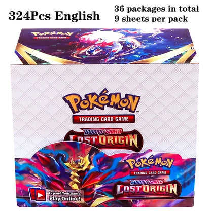 324 pçs/caixa Pokémon TCG: Sol e Lua, Escuridão Incendiada, 36 Pacotes, Caixa de Booster, Jogo de Cartas Pokémon, Brinquedos Colecionáveis, Jogo de Tabuleiro Prismático