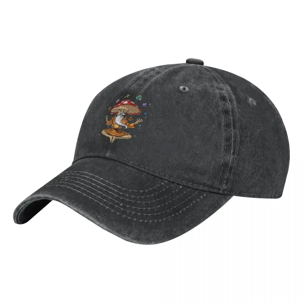 Boné de Beisebol Masculino Lavado Cogumelo Mágico Buda Trucker Bonés Snapback Chapéu de Pai Psychonauts Rasputin Chapéus de Jogo de Ação