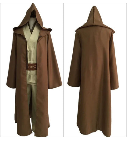 Jedi Knight Star Cosplay Anakin Skywalker Costume Replica Rob Cloak Anime Halloween Party Outfits Clothes Plus Size