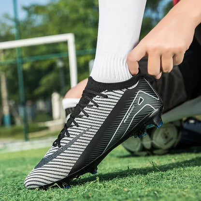 Men Professional Training Football Boots Ultralight Soccer Shoes Unisex Wholesale Women Breathable Drop Shipping Indoor Futsal