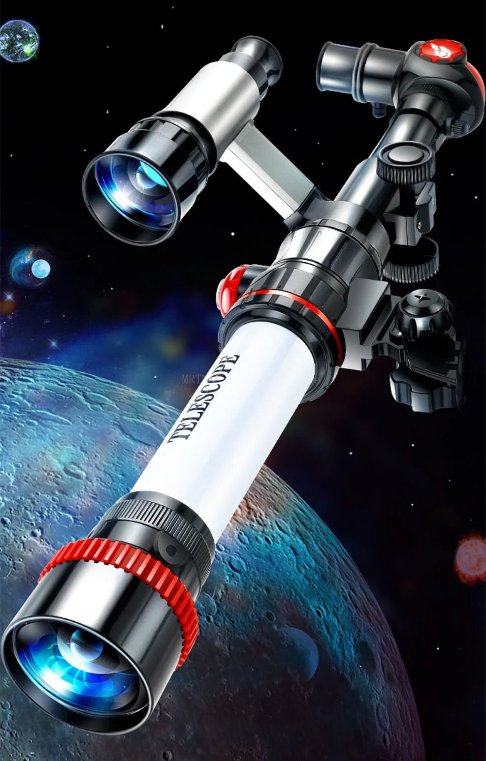 Telescópio Astronômico Profissional Monocular Potente HD Portátil para Observação da Lua, Espaço e Planetas - Presente para Crianças