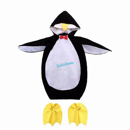 Pingouin Halloween Costume bébé enfants enfant en bas âge infantile garçons filles déguisement Animal Cosplay carnaval fê