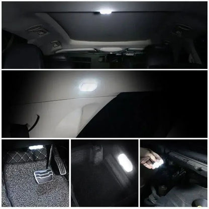 Mini Luminária de Leitura com Sensor de Toque - Luz de Teto Automotiva e Luminária de Ambiente com Carregamento USB