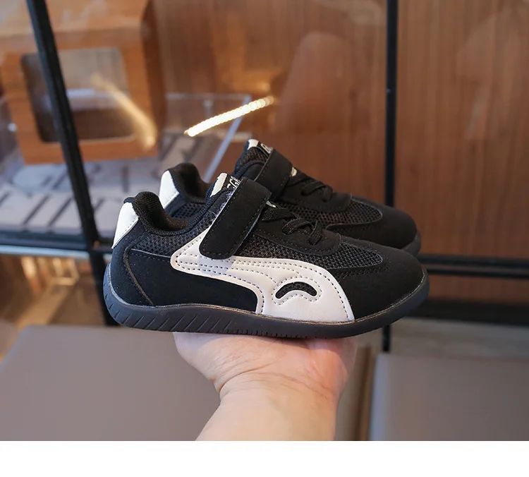 Children Sneakers Autumn New Soft Sole Lightweight Non Slip Girls Running Shoes Fashion Cross Tied Comfortable Boys Casual Shoes