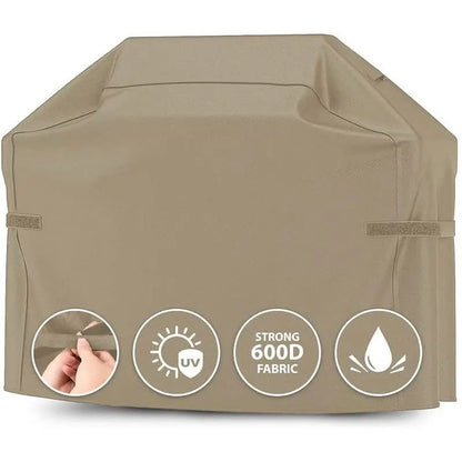 Heavy Duty Bbq Grill Cover For Outdoor Grill Waterproof Weather Resistant Uv & Fade Resistant With Velcro Straps Gas Grill Cover