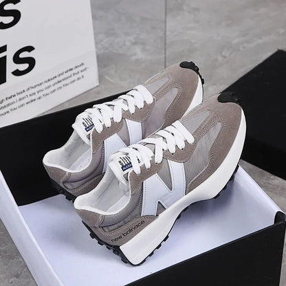 Tênis Feminino Casual Moda Respirável Caminhada Chato Tênis Feminino 2025 Academia Vulcanizado Branco Calçado Feminino