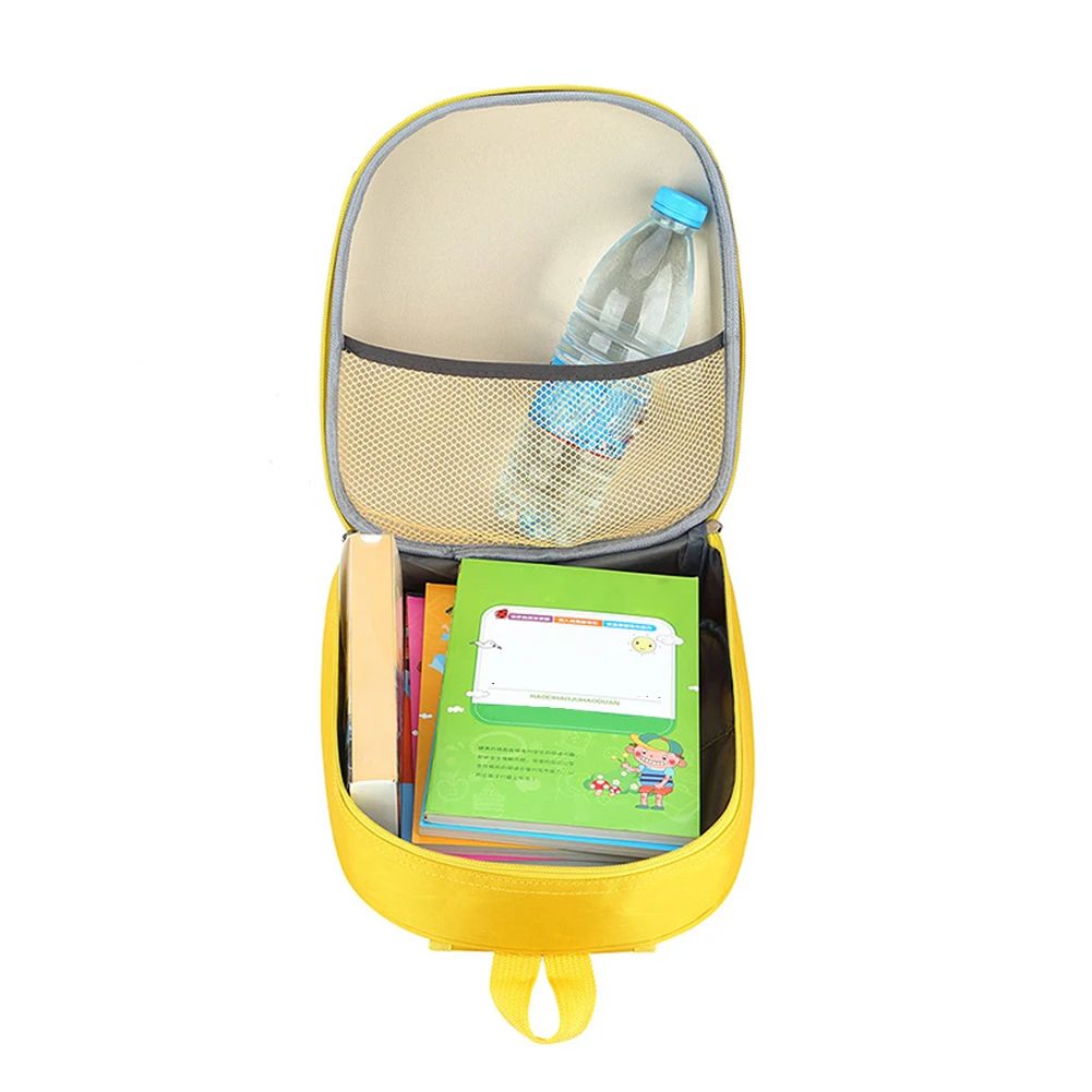 Bolsa Mochila Escolar Infantil 3D Fofa de Desenho Animado Ônibus Meninas Meninos