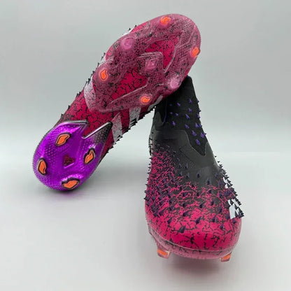 New Men Football Field Boots Professional Original Soccer Shoes Resistant Unisex Comfortable Ankle Cleats Football Shoes Outdoor