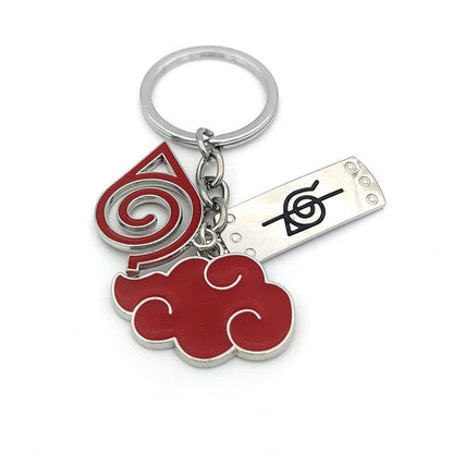 Anime Naruto Chaveiro Brinquedo Kunai Shuriken Konoha Ninja Carro Mochila Xiao Organização Nuvem Vermelha Chaveiro Acessórios Presente