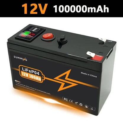 Atualize a bateria de lítio recarregável LiFePO4 12V 150Ah, até mais de 4000 ciclos, para pequenos UPS, energia solar, sonar de pesca, Power Wheels
