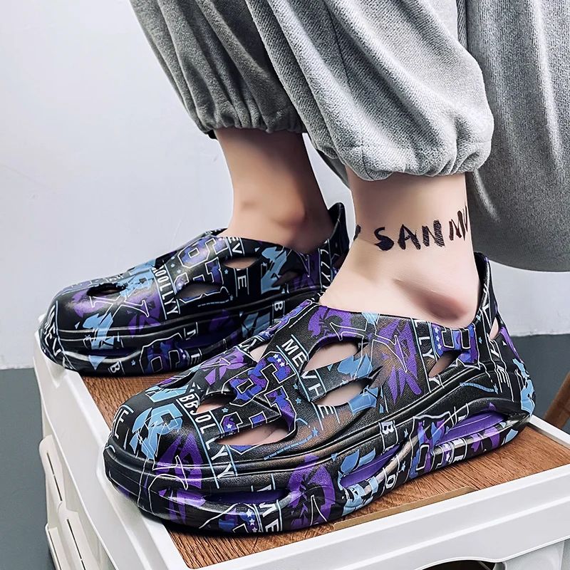 Clogs Men Waterproof Non-Slip Home Winter Warm Men Slippers Non-slips Ladies Soft Slippers Memory Foam Couples Shoes