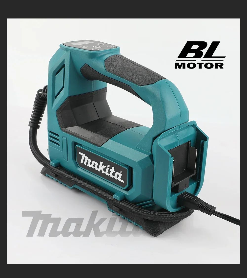 Inflador automático sem fio Makita DYS59 Bomba de ar elétrica Compressor de ar portátil para pneus de carro para bateria Makita 18V (sem bateria)