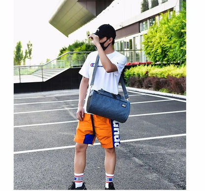High Quality Women's Travel Bag Men's Outdoor Sports Luggage Handbag Weekend Trip Duffel Bag Female Shoulder Crossbody Bags Pack