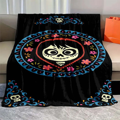 Soft Coco Miguel cartoon Blanket Warmth Plush Throw Blanket Bedspread Sofa Suitable for Living Room Bedroom Warm Blanket