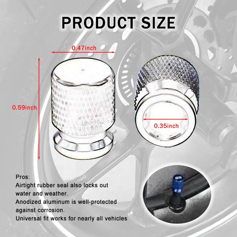 2PCS Tampas de Válvula de Pneu de Roda de Motocicleta para HONDA CBR650F CBR600 CBR600RR CBR650R CBR900RR CBR929RR CBR954RR CBR1000RR CBR cbr