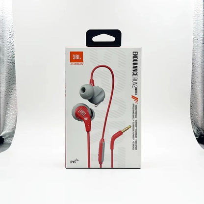 Fone de ouvido com fio intra-auricular Original JBL Run2 Esportes jogos esports dedicado 3,5 mm orifício redondo com controle de fio para computador laptop celular