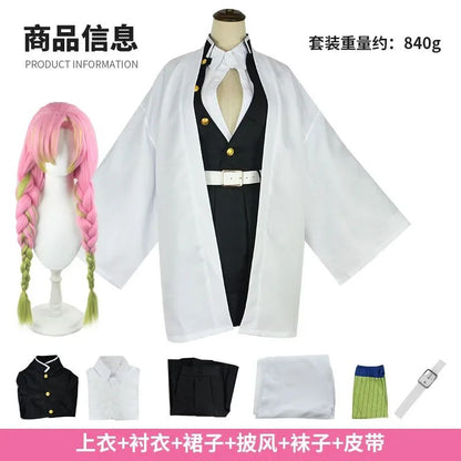 Volwassen Kinderen Anime Demon Moordenaar Kanroji Mitsuri Cosplay Kostuum Kisatsutai Sexy Vrouwen Halloween Kostuum