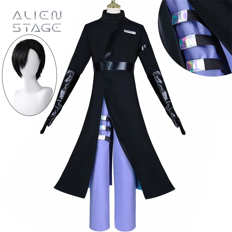 Alien Stage Ivan Till Cosplay Costume  Jacquard Fabric Anime Chinese Style Uniform Halloween Costumes for Women Game
