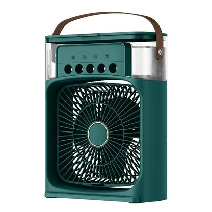 Portable Humidifier Fan AIr Conditioner Mini Fan Water-cooled Silent Air Cooler Air Adjustment For Office Household 3 Speed Fan