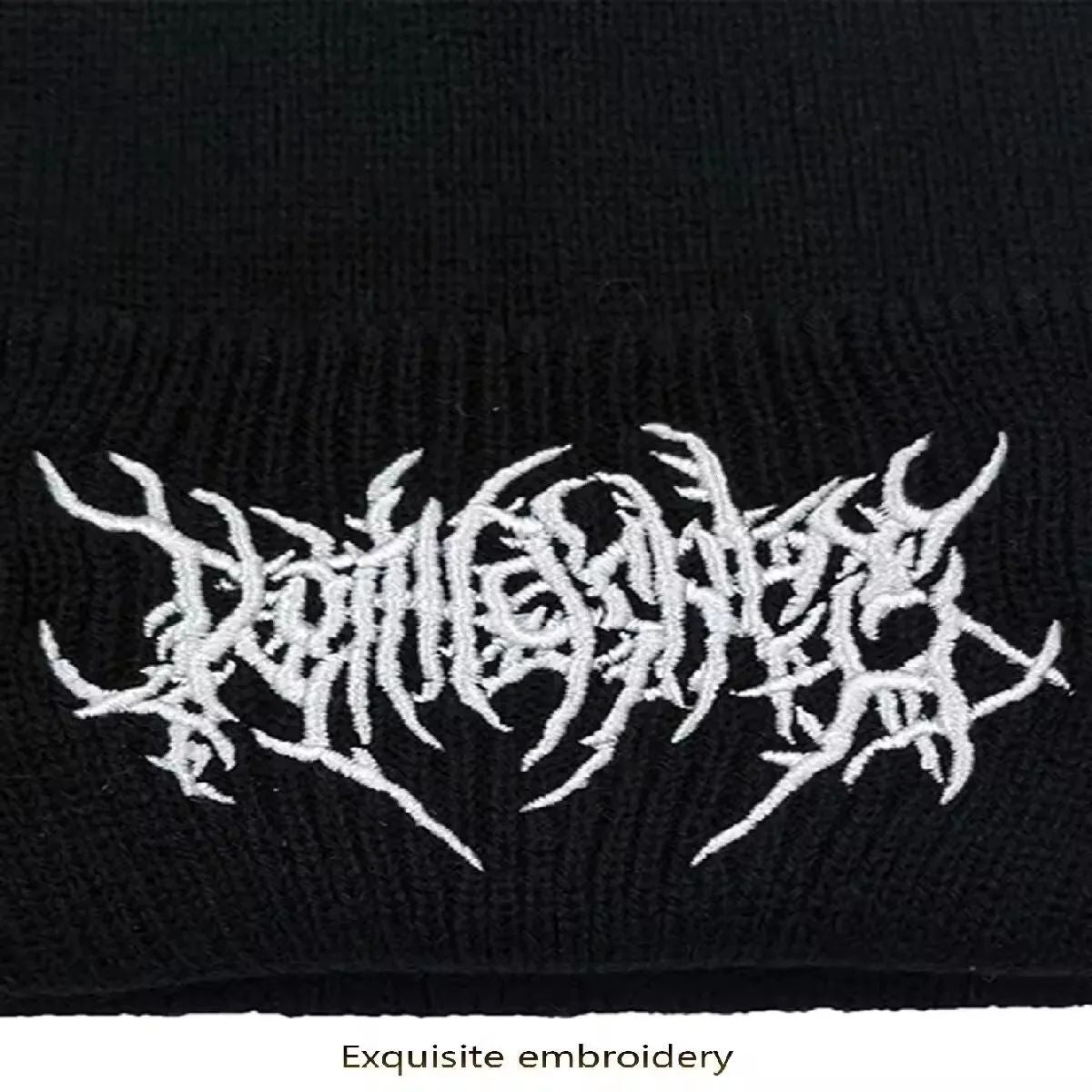 Toucas de Inverno Quentes para Mulheres e Homens, Chapéus de Malha Estilo Gótico Punk de Rua, Bonés de Malha 100% Algodão, Moda, Mantenha-se Aquecido, Toucas e Gorros