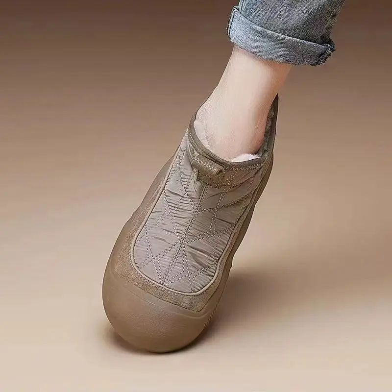 Fur Warm Chelsea Snow Boots Winter Women Casual Shoes  New Short Plush Ankle Boots Flats Sport Short Boots Ladie Botas Mujer