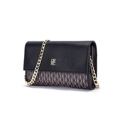 CH Exquisite Craftsmanship Women's Crossbody Bag Light Luxury Design Chain Bag Letter Elements Color Blocked Women's Chain Bag