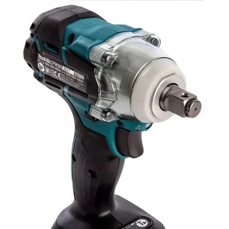 MAKITA DTW285 Chave de Impacto Sem Fio 18V: Motor sem escova, alto torque de 280N.m, soquete de 1/2", chave elétrica recarregável