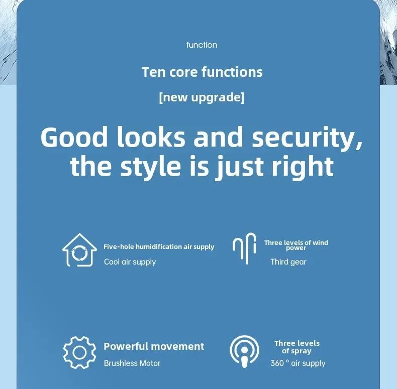 Portable 3 in 1 Mini Ac Air Cooler Fan for Home Products Conditioner Household Small Night LED Humidifier Lights Camping Room