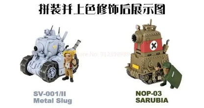 Em Estoque Xin Shi Modelo Montagem Metal Slug X 2 Sv-001 Sv001 Slugflyer Nop-03 Landseek T-2b Brinquedos Bonecos de Ação