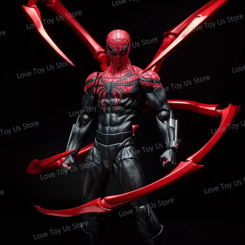 Original Mess Toys Superior Spider Man Doctor Octopus Peter Parker Messtoys Spiderman Vizinho Anime Boneco de Ação Presentes Brinquedos