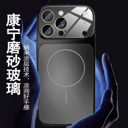 Capa Protetora de Telefone AG Nano Fosco para Magsafe para iPhone 17 Air 16 15 14 13 Pro Max Capa Armor de Carregamento Magnético Sem Fio