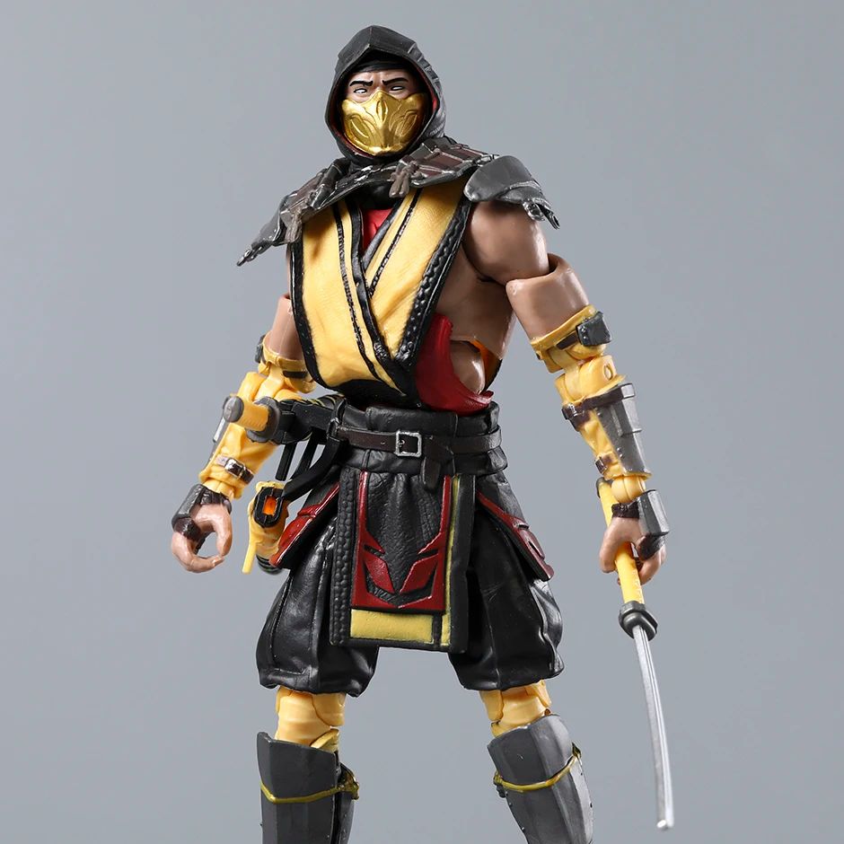 Sub-Zero Scorpion Mortal Kombat Decorations Action Figure Collection Toy Gift