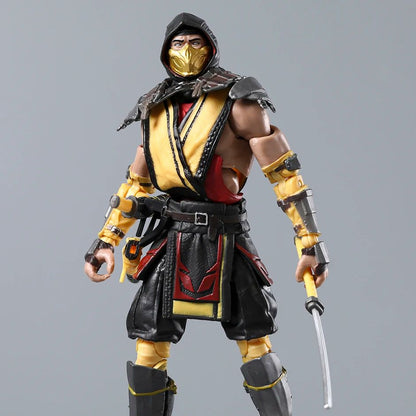 Sub-Zero Scorpion Mortal Kombat Decorations Action Figure Collection Toy Gift