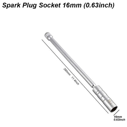 Chave Magnética Soquete Vela Ignição Ferramenta Cachimbo Articulada Extensor Longo Instalar Substituir Kit Reparo Torque Remover Folga 14mm 16mm Carro Automotivo