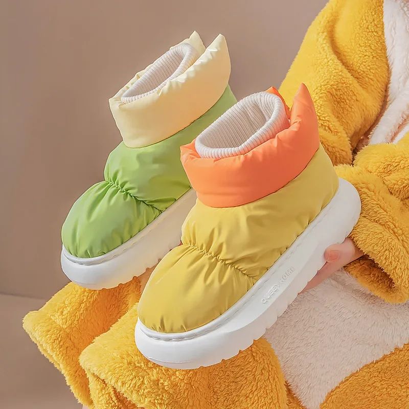 Winter Women's Boots  Waterproof Platform Cotton Shoes Snow Boots Plush Warm Indoor New Comfortable Anti Slip Ankle Boots